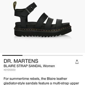 🖤 Dr. Marten Blaire Sandal